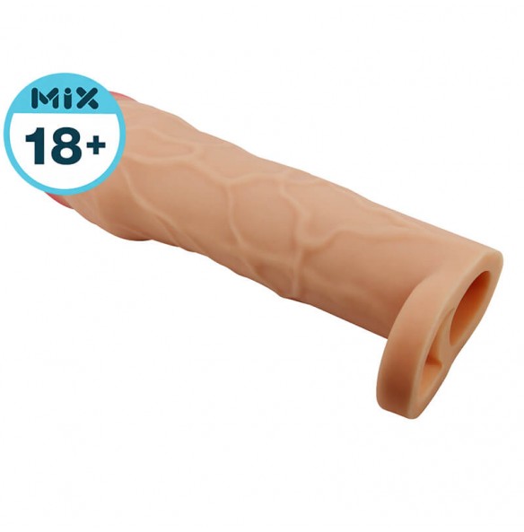 PRETTY LOVE - Hani Extended Penis Sleeve (L:18cm - D:3.9cm) PRETTY LOVE - Hani Extended Penis Sleeve (L:18cm - D:3.9cm)